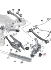 Fall-Line Lower Tension Arm Bearing Outer BMW E9X M3                                     - FLM-E9X-1BLTABO - Image 9