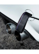 Fall-Line Motorsports Black Tow Strap BMW F8X M2 | M3 | M4 | Toyota A90 Supra                                     - FLM-F8X-3TSTR-TRI - Image 4