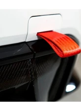 Fall-Line Motorsports Black Tow Strap - Rear BMW G8X M2 | M3 | M4                                     - FLM-E9X-3TSTR-RED - Image 6