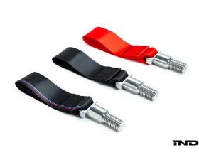 Fall-Line Motorsports Black Tow Strap BMW F8X M2 | M3 | M4 | Toyota A90 Supra
