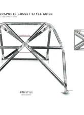 Fall-Line Motorsports Bolt-In Harness Bar GT3 Lightweight Gussets BMW E92 M3                                     - FLM-E92-RB-G - Image 2
