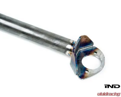 Fall-Line Motorsports Black Rear Strut Brace BMW E46 M3 - FLM-E46-RSTRUT-BLK