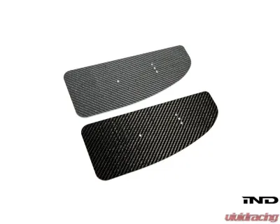 Fall-Line Motorsports Gloss M235iR Carbon Wing Endplate Set BMW M2 | M3 | M4 - FLM-F22-8235WEP-G