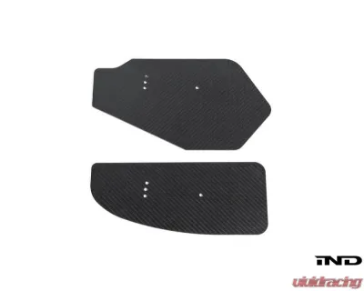 Fall-Line Motorsports Gloss M240iR Carbon Wing Endplate Set BMW M2 | M3 | M4 - FLM-F22-8240WEP-G