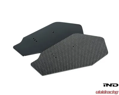 Fall-Line Motorsports Gloss M240iR Carbon Wing Endplate Set BMW M2 | M3 | M4 - FLM-F22-8240WEP-G