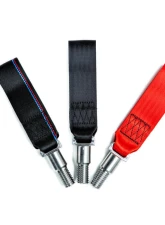 Fall-Line Motorsports Tow Strap Toyota Supra A90 2020+                                     - FLM-A90-3TSTR-BLK - Image 2