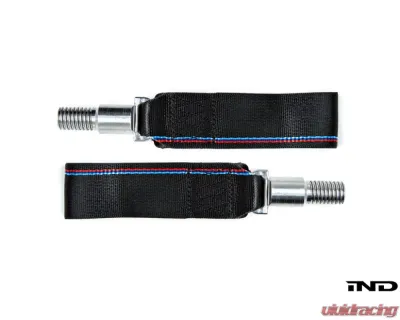 Fall-Line Motorsports Tow Strap Toyota Supra A90 2020+ - FLM-A90-3TSTR-BLK