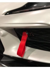 Fall-Line Motorsports Tow Strap Toyota Supra A90 2020+                                     - FLM-A90-3TSTR-BLK - Image 7
