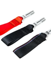 Fall-Line Motorsports Black Tow Strap - Front BMW G8X M2 | M3 | M4                                     - FLM-G8X-3TSTR-F-RED - Image 8