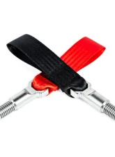 Fall-Line Motorsports Black Tow Strap - Front BMW G8X M2 | M3 | M4                                     - FLM-G8X-3TSTR-F-RED - Image 6