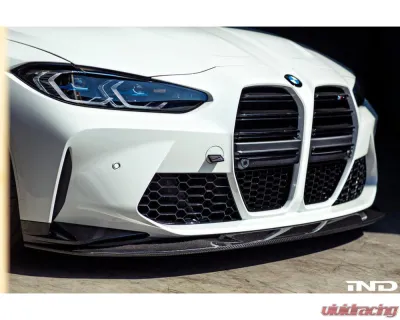 Fall-Line Motorsports Black Tow Strap - Front BMW G8X M2 | M3 | M4 - FLM-G8X-3TSTR-F-RED