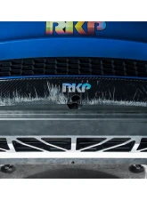 Fall-Line Motorsports Black Oil Cooler Guard V2 BMW F80 M3 | F82 M4 2015-2020                                     - FLM-F8X-3FSKID-BLK - Image 6