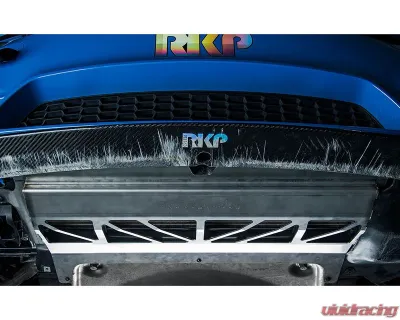 Fall-Line Motorsports Black Oil Cooler Guard V2 BMW F80 M3 | F82 M4 2015-2020 - FLM-F8X-3FSKID-BLK