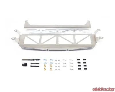 Fall-Line Motorsports Raw Oil Cooler Guard V2 BMW F80 M3 | F82 M4 2015-2020 - FLM-F8X-3FSKID