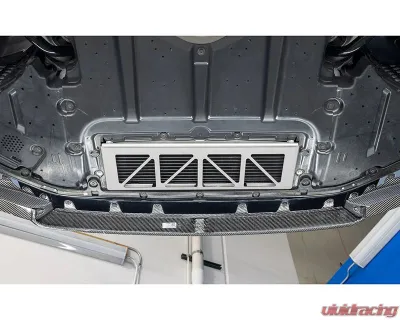 Fall-Line Motorsports Raw Oil Cooler Guard BMW G90 | G99 M5 2024-2025 - FLM-G90-3FSKID
