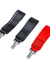 Fall-Line Motorsports Tow Strap BMW E46 M3                                     - FLM-E46-3TSTR-RED - Image 2