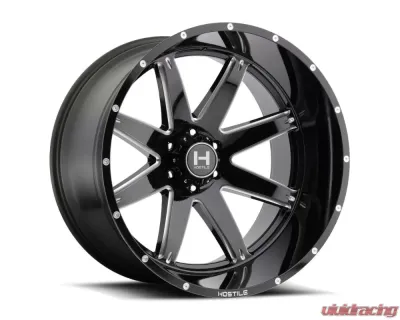 Hostile Alpha Wheel 22x10 6x139.7 -25mm Blade Cut - H109-2210655045B