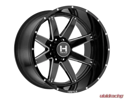 Hostile Alpha Wheel 20x10 8x170 -19mm Blade Cut - H109-2010817047B