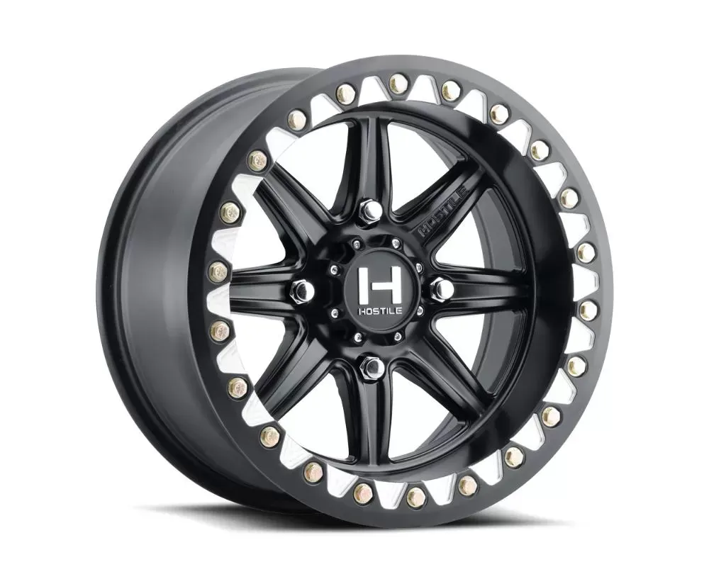 Hostile UTV Alpha Beadlock Wheel 15x10 4x156 0mm Asphalt - H309-1510415654A