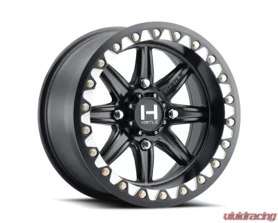 Hostile UTV Alpha Beadlock Wheel 15x8 4x137 0mm Asphalt - H309-1580413744A
