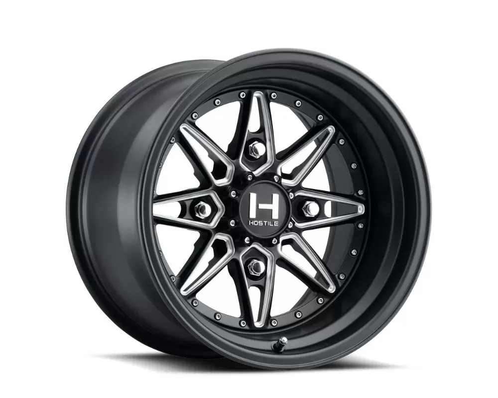Hostile UTV Blaster Wheel 15x7 4x156 13mm Blade Cut - HF12-1570415644GB