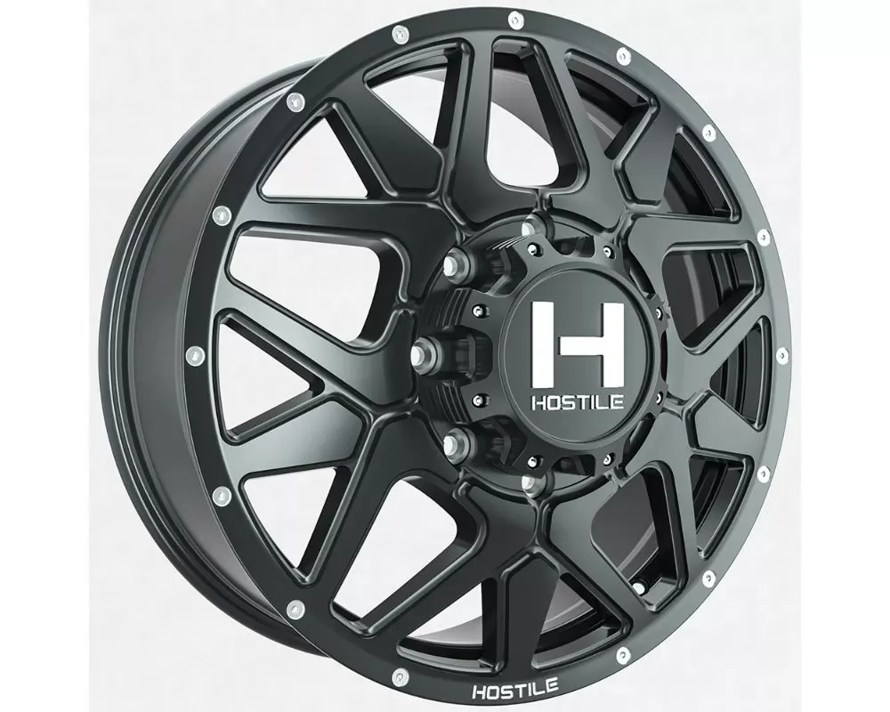 Hostile Diablo Front Wheel 20x8.25 8x210 123mm Asphalt - H402-20828210+123BB