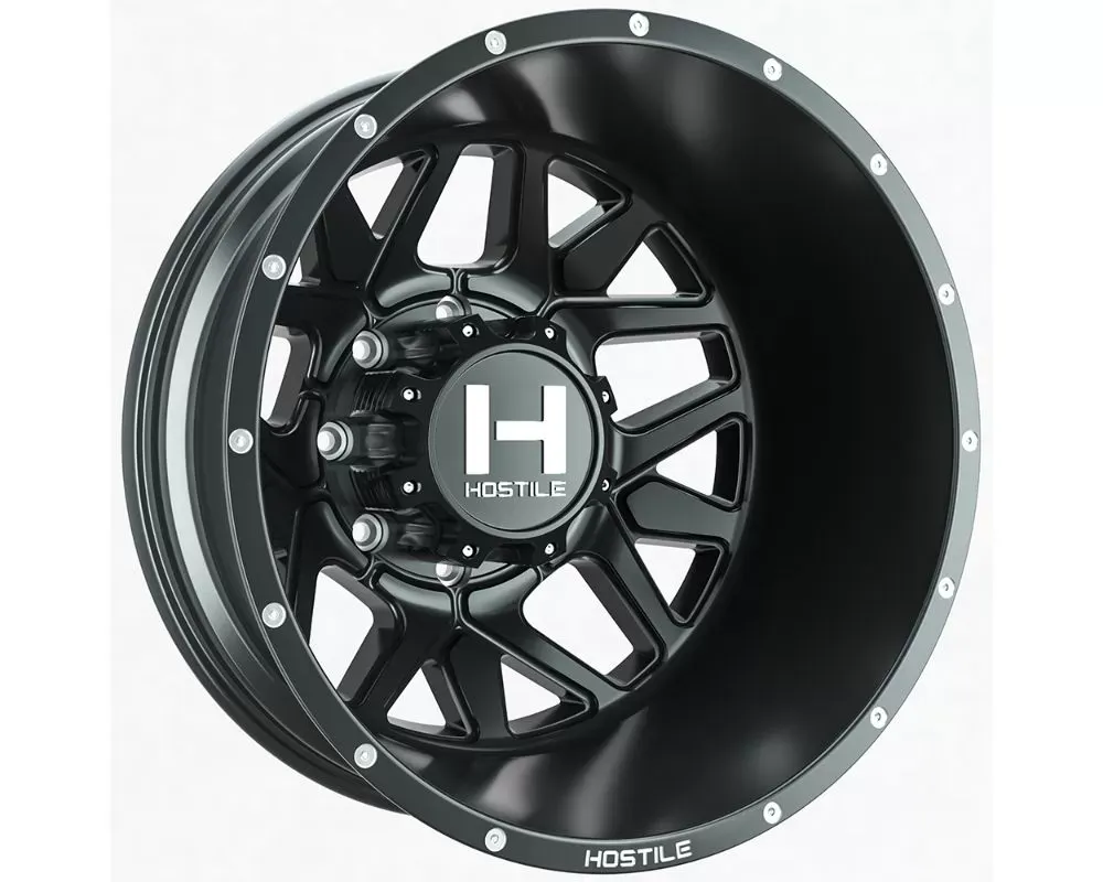Hostile Diablo Rear Wheel 20x8.25 8x165 -221mm Asphalt - H402-20828165-221BB
