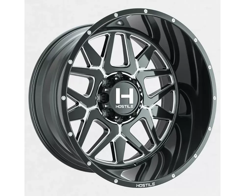 Hostile Diablo Wheel 22x12 8x180 -44mm Blade Cut - H128-2212818047B