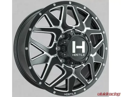 Hostile Diablo Front Wheel 20x8.25 8x165 123mm Blade Cut - H402-20828165+123B