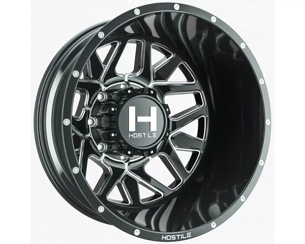 Hostile Diablo Rear Wheel 20x8.25 8x200 -221mm Blade Cut - H402-20828200-221B