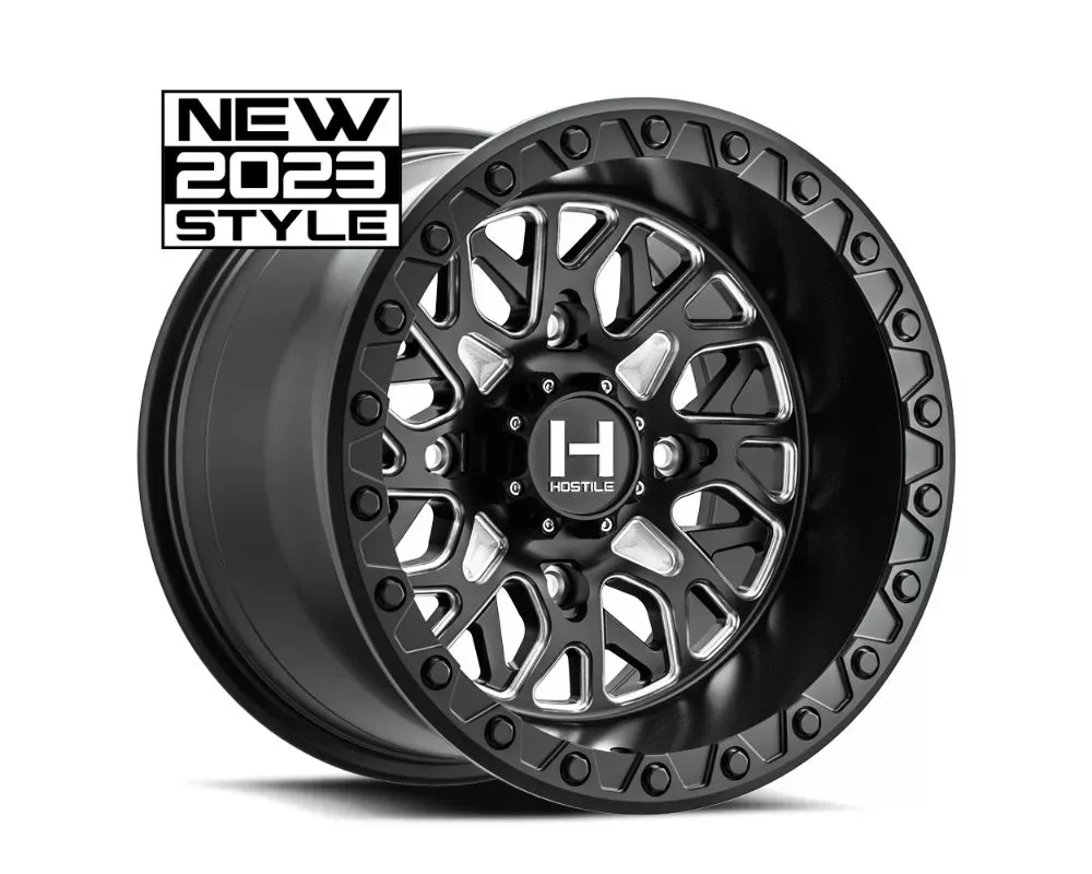Hostile UTV Glamis Wheel 15x7 4x137 13mm Blade Cut - H133-1570413744M