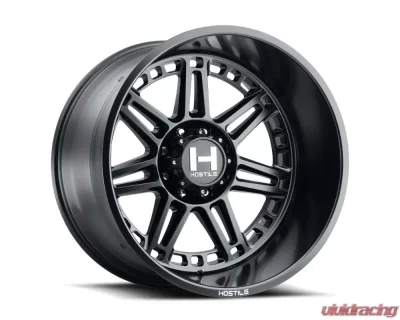 Hostile Lunatic Wheel 22x10 8x165.1 -25mm Asphalt - H124-2210816545BB