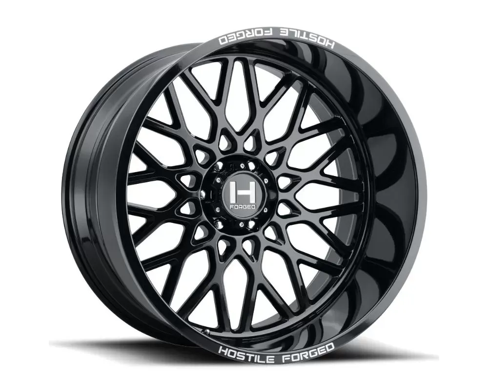 Hostile Forged Savage Wheel 26x14 6x139 -76mm Gloss Black - HF08-2614655045GB