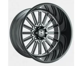 Hostile Titan Wheel 20x10 5x127 | 5x5 -19mm Blade Cut Black Machined