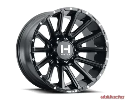 Hostile Typhoon Wheel 20x12 8x165.1 -44mm Asphalt - H123-2012816547BB
