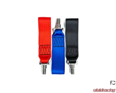 Future Classic Titanium Tow Strap Front & Rear BMW E36 | E46 | E9X M3 - FC-E9X-TTS-RED
