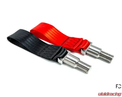 Future Classic Titanium Tow Strap Front & Rear BMW F8X M2 | M3 | M4 - FC-F8X-TTS-RED