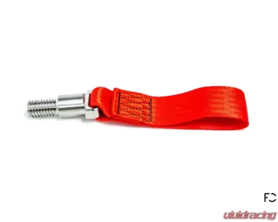 Future Classic Titanium Tow Strap Front & Rear BMW F8X M2 | M3 | M4 - FC-F8X-TTS-RED