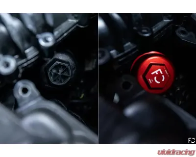 Future Classic Billet Aluminum Oil Filter Housing Cap BMW S58 2020+ - FC-G8X-S58-OFC-RED