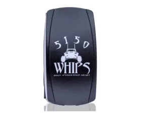 5150 Whips Waterproof Rocker Switch Blue