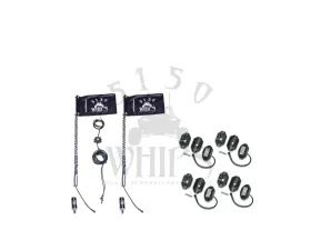 5150 Whips 2 ft 187 Whips Pair With 4 Pod Rock Light 1.0 Kit