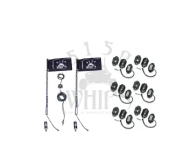 5150 Whips 2 ft 187 Whips Pair With 6 Pod Rock Light 1.0 Kit