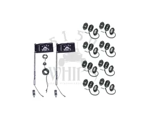 5150 Whips 2 ft 187 Whips Pair With 8 Pod Rock Light 1.0 Kit