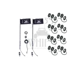 5150 Whips 3 ft 187 Whips Pair With 8 Pod Rock Light 1.0 Kit