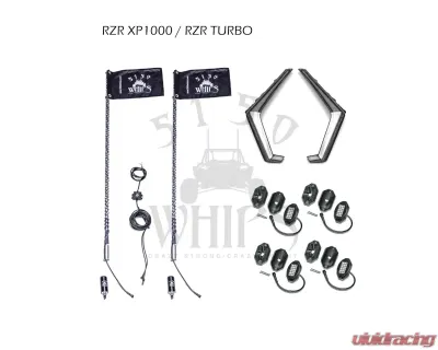 5150 Whips 187 Lighting Kit Polaris RZR Turbo | XP1000 2019-2021 - WH-LK1874P-R1-4-01