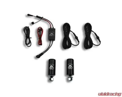 5150 Whips 4 Foot 187 Platinum Whips - Pair - WH-1874P-PL