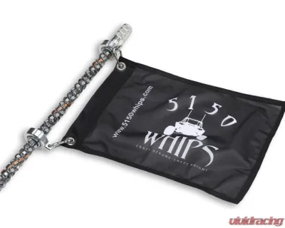 5150 Whips 2 Foot 187 Platinum Whips - Single - WH-1872S-PL