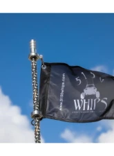 5150 Whips 2 Foot 187 Platinum Whips - Single                                     - WH-1872S-PL - Image 3