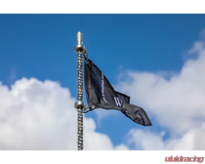 5150 Whips 2 Foot 187 Platinum Whips - Single - WH-1872S-PL
