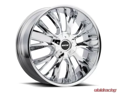 MKW M122 Wheel 20x8.5 5x112|5x114.3 40mm Chrome - M122-2085003340C